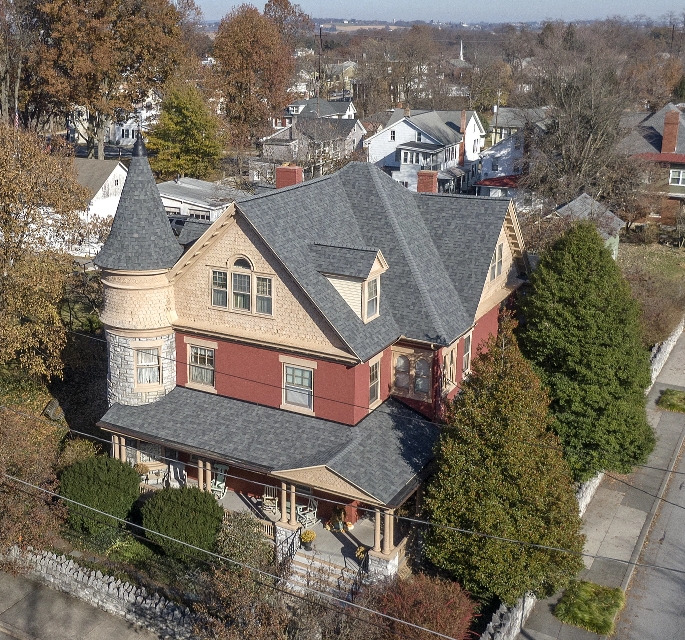 Victorian Home with multi-level roof in Southeastern PA