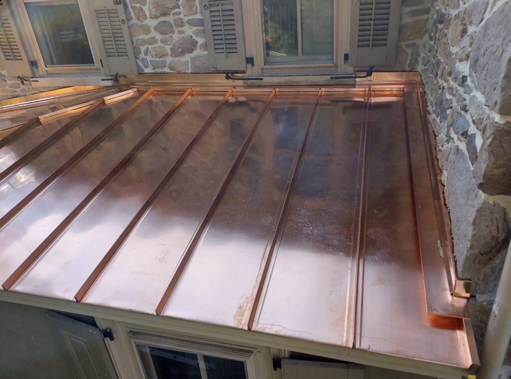 copper roof