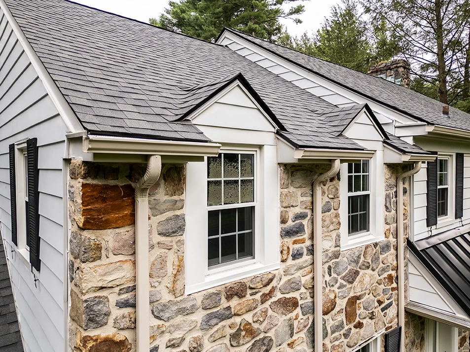 gray asphalt shingle roof